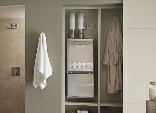 Tankless water heater by Lumberjack Plumbing